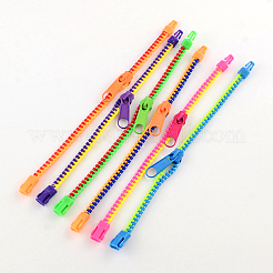 Plastic Zipper Bracelets&nbsp;BJEW-A060-M3