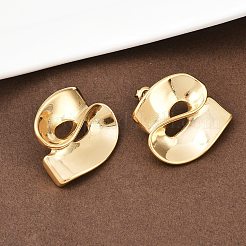 304 Stainless Steel Nuggets Stud Earrings&nbsp;EJEW-K268-75G