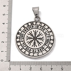 304 Stainless Steel Pendants&nbsp;STAS-U021-01AS