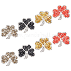 8Pcs 4 Colors Plastic Hotfix Rhinestones&nbsp;DIY-FG0003-62