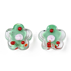 Handmade Bumpy Lampwork Beads&nbsp;LAMP-N024-04D
