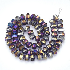Electroplate Glass Beads Strands&nbsp;X-EGLA-S174-05D