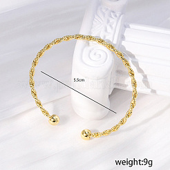 Twisted Brass Cuff Bangles&nbsp;YN8277