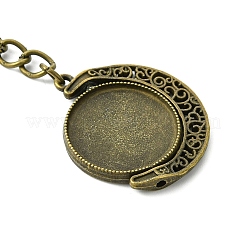 Alloy Pendant Cabochon Keychains&nbsp;KEYC-JKC01137-04