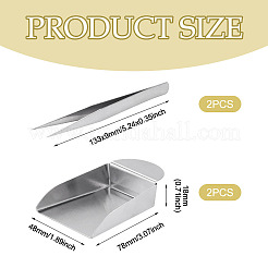 2Pcs Stainless Steel Bead Shovels&nbsp;TOOL-TAD0001-09