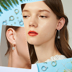 30 Pairs 2 Colors Brass Huggie Hoop Earring Findings&nbsp;KK-ME0003-68