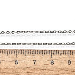 Tarnish Resistant Trendy Unisex 304 Stainless Steel Cable Chain Necklaces&nbsp;NJEW-M047-B-01