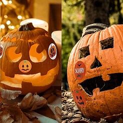 20 Rolls 20 Style Halloween Theme Self Adhesive Paper Stickers&nbsp;DIY-SZ0003-31