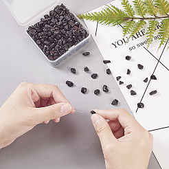 Natural Obsidian Chip Bead Strands&nbsp;G-CJ0001-08