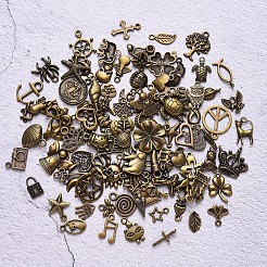 Tibetan Style Alloy Pendants&nbsp;TIBEP-YW0001-07AB