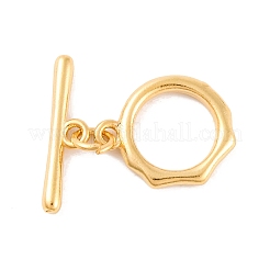 Brass Toggle Clasps&nbsp;LS-KK-U024-02G