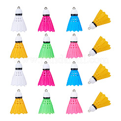 12Pcs 6 Colors Plastic Pendant&nbsp;FIND-TA0001-60