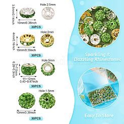 Handmade Polymer Clay Rhinestone Pave Disco Beads&nbsp;RB-TA0001-20A