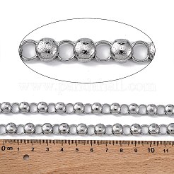 304 Stainless Steel Flat Round Link Chains&nbsp;CHS-B006-01P