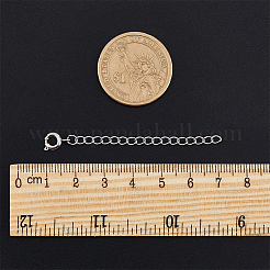 20Pcs 304 Stainless Steel Curb Chain Extender&nbsp;STAS-DC0013-97