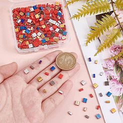 250Pcs 10 Style Electroplate Opaque Glass Seed Beads&nbsp;SEED-AR0001-34