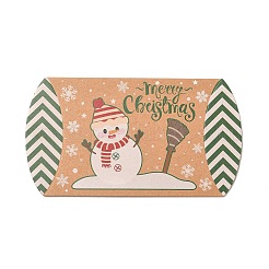 Christmas Theme Cardboard Candy Pillow Boxes&nbsp;CON-G017-02E
