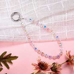 Plastic Mobile Straps&nbsp;HJEW-SZ0001-47G