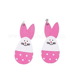Easter Wood Dangle Earrings&nbsp;FS-WGE0D87-04