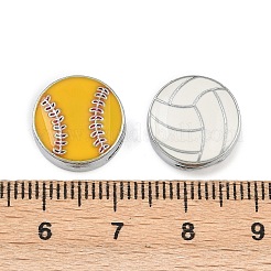 36Pcs 6 Styles Alloy Enamel Slide Charms&nbsp;FIND-SC0010-53