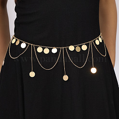 Alloy Coin Tassel Waist Belly Chains for Women&nbsp;FS-WG4B5C9-01