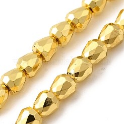 Electroplate Glass Beads Strands&nbsp;EGLA-F166-08