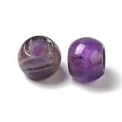 Natural Amethyst European Beads&nbsp;G-N342-03M