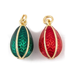 Brass Enamel Pendants&nbsp;KK-E112-15G