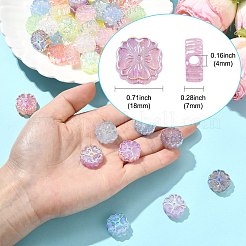 50Pcs Opaque Acrylic Beads&nbsp;OACR-CJ0002-24