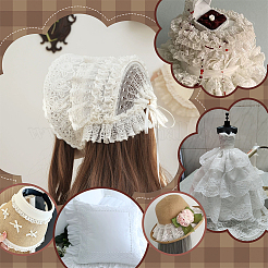 2 Styles Polyester & Chinlon Flower Ribbon&nbsp;OCOR-PH0004-59