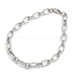 Fashionable 304 Stainless Steel Engraved Vine Mother-son Chain Bracelets&nbsp;STAS-A028-B101