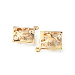 Crystal Glass Rhinestone Pendants&nbsp;IFIN-E020-08KCG