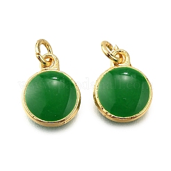 Brass Enamel Charms&nbsp;KK-C106-06G