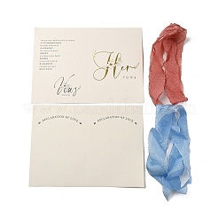 Paper Wedding Vows Card&nbsp;AJEW-WH0258-902B