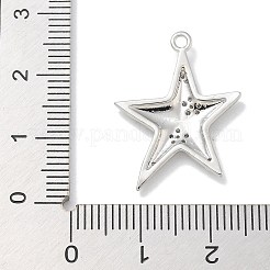 Rack Plating Brass Micro Pave Cubic Zirconia Pendants&nbsp;X-KK-L224-015P