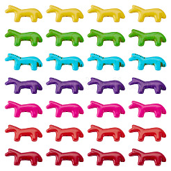 35Pcs 7 Colors Synthetic Turquoise Beads&nbsp;G-TA0003-27
