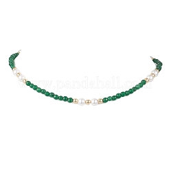White Jade Necklaces&nbsp;NJEW-JN05340-01