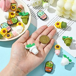 16Pcs 8 Styles Food Grade Eco-Friendly Silicone Beads&nbsp;SIL-CJ0001-58