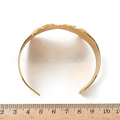 304 Stainless Steel Cuff Bangles for Women&nbsp;BJEW-G750-01G