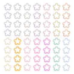 90Pcs 15 Colors Imitation Jelly Acrylic Pendants&nbsp;MACR-TA0002-49