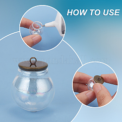 30Pcs 3 Colors Iron Bead Cap Pendant Bails&nbsp;STAS-PH0004-67