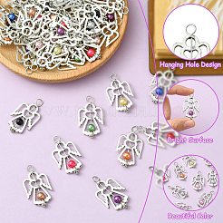 60Pcs 15 Colors Acrylic Pendants&nbsp;PALLOY-CJ00097