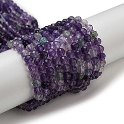Natural Fluorite Beads Strands&nbsp;G-K315-B01-01