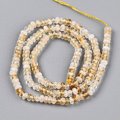 Natural Citrine(Heated) Beads Strands&nbsp;G-T141-43