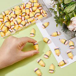70Pcs Opaque Resin Cabochons&nbsp;RESI-DC0001-57
