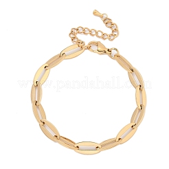 304 Stainless Steel Cable Chain Bracelets for Women&nbsp;BJEW-U038-01G