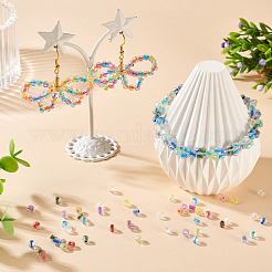 2Bags 200Pcs Transparent Glass Beads&nbsp;GLAA-TA0003-44I