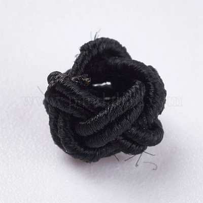 Polyester Weave Beads&nbsp;WOVE-K001-A01-1