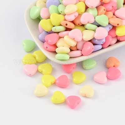 Opaque Acrylic Beads&nbsp;X-SACR-R841-M-1