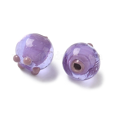 Handmade Lampwork Bumpy Beads&nbsp;LAMP-P077-01-1